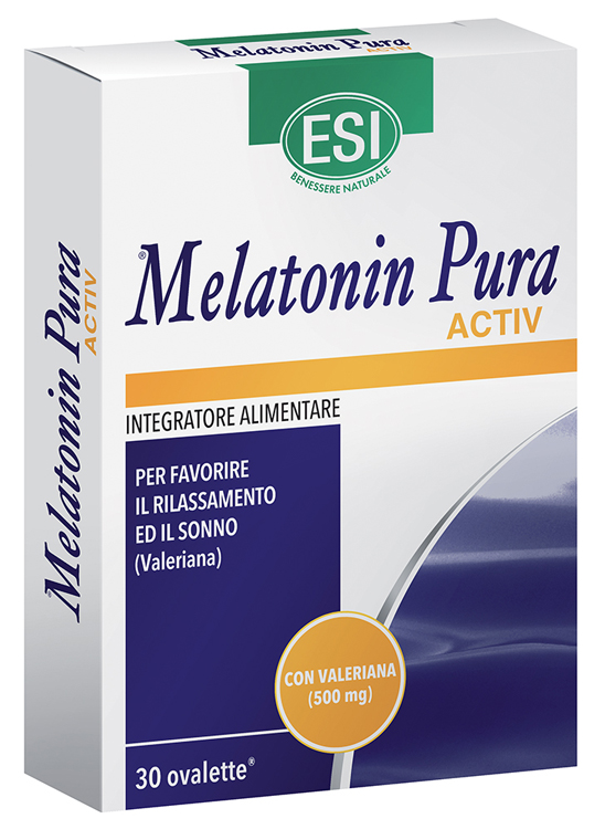 ESI MELATONIN PURA ACTIV 30 OVALETTE - Farmacia Del Monaco