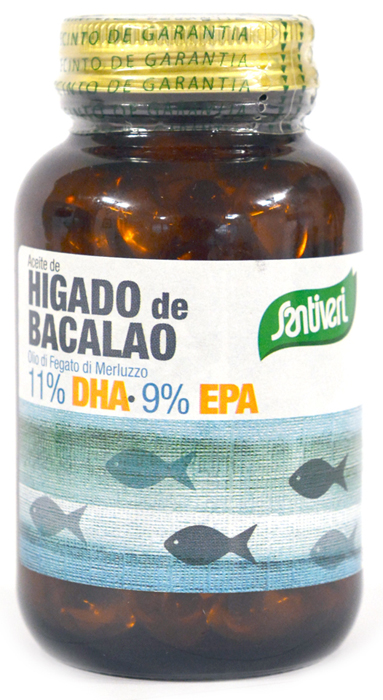 OLIO DI FEGATO DI MERLUZZO 120 PERLE FLACONE 84 G - Farmacia Del Monaco