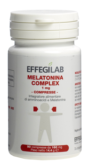 MELATONINA COMPLEX 1MG 90 COMPRESSE - Farmacia Del Monaco