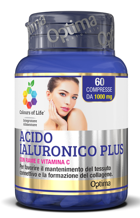 COLOURS OF LIFE ACIDO IALURONICO PLUS 60 COMPRESSE 1000 MG - Farmacia Del Monaco