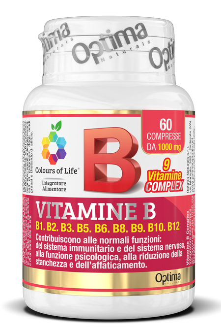 COLOURS OF LIFE VITAMINE B COMPLEX 60 COMPRESSE 1000 MG - Farmacia Del Monaco