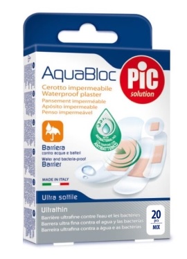 CEROTTO PIC AQUABLOC MIX ANTIBATTERICO 20 PEZZI - Farmacia Del Monaco
