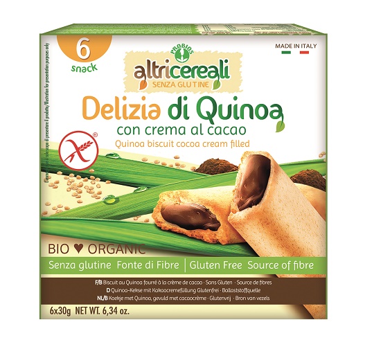 ALTRICEREALI DELIZIA QUINOA CON CREMA DI CACAO BIO 180 G - Farmacia Del Monaco