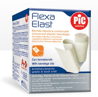 BENDA ELASTICA PIC BIANCA 10X4,5M FUSTELLA - Farmacia Del Monaco
