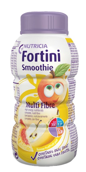 FORTINI SMOOTHIE MULTI FIBRE GUSTO FRUTTI GIALLI 200 ML - Farmacia Del Monaco