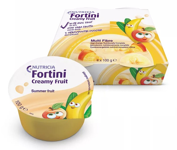 FORTINI CREAMY FRUIT MULTI FIBRE FRUTTI GIALLI 4X100 G - Farmacia Del Monaco