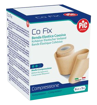 BENDA ELASTICA PIC CO FIX AUTOADESIVA 12X5CM MEDIUM - Farmacia Del Monaco