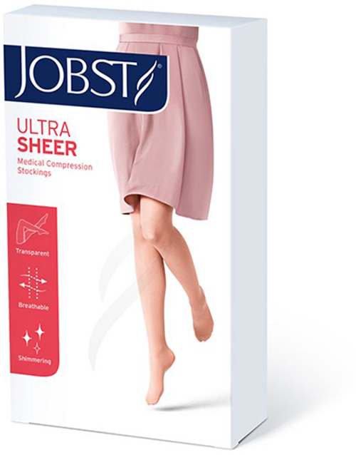 CALZA COMPRESSIVA JOBST ULTRASHEER 5-10MMHG COLLANT NATURAL 3 - Farmacia Del Monaco