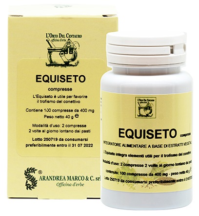 EQUISETO 400 MACERATO GLICERICO 100  COMPRESSE - Farmacia Del Monaco