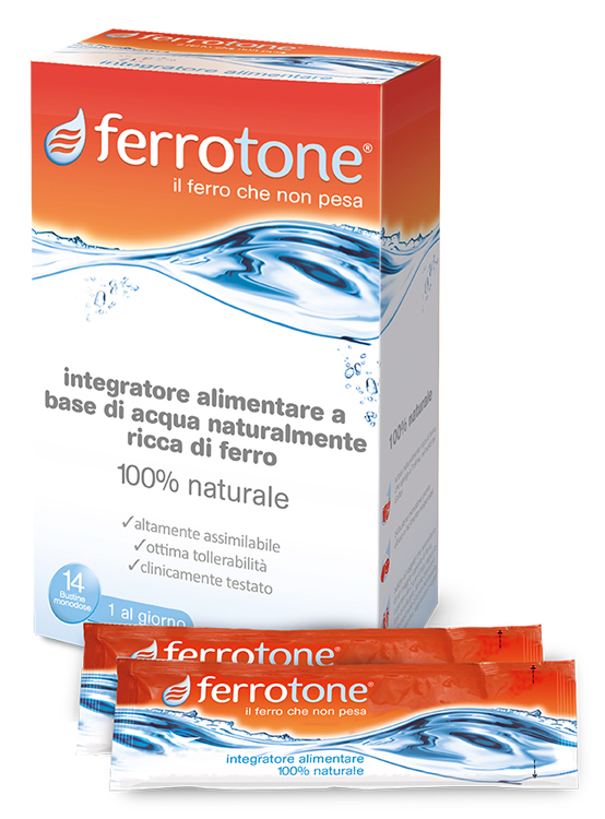 FERROTONE 14 BUSTINE 20 MG - Farmacia Del Monaco