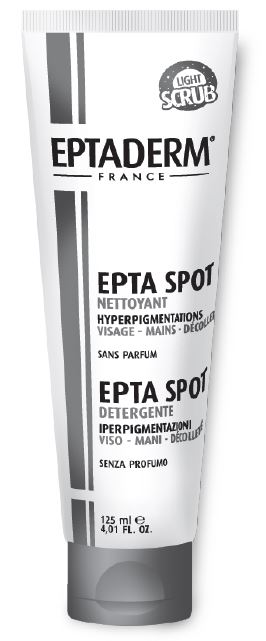 EPTA SPOT DETERGENTE SCRUB DEPIGMENTANTE 125 ML - Farmacia Del Monaco