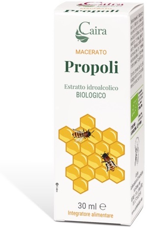 CAIRA PROPOLI MACERATO IDROALCOLICO BIO GOCCE 30 ML - Farmacia Del Monaco