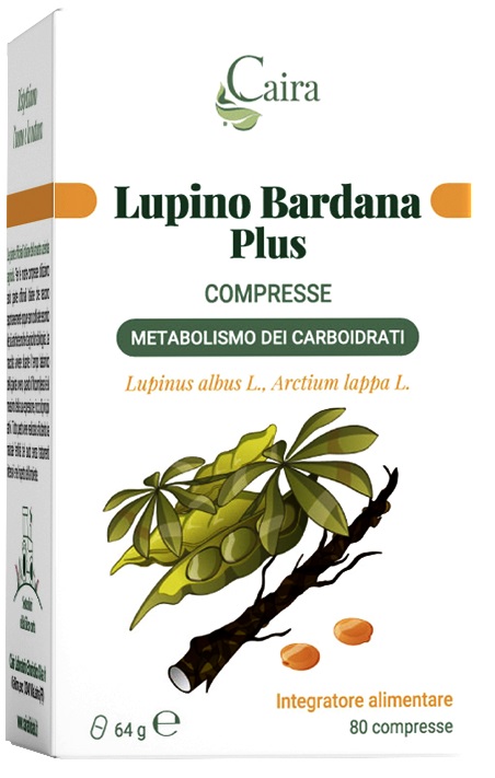CAIRA LUPINO BARDANA PLUS 80 COMPRESSE DA 0,8 G - Farmacia Del Monaco