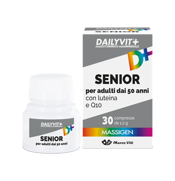 MASSIGEN SENIOR MULTIVITAMINICO E MULTIMINERALE 30 COMPRESSE RIVESTITE - Farmacia Del Monaco