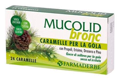 MUCOLID BRONC PROPOLI&PINO 24 CARAMELLE - Farmacia Del Monaco