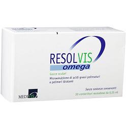 GOCCE OCULARI RESOLVIS OMEGA 20 FIALE MONODOSE 0,25 ML - Farmacia Del Monaco