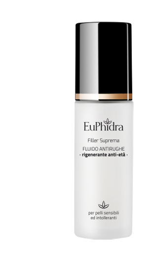 EUPHIDRA FILLER SUPREMA FLUIDO ANTIRUGHE PELLI SENSIBILI INTOLLERANTI FLACONE 30 ML - Farmacia Del Monaco