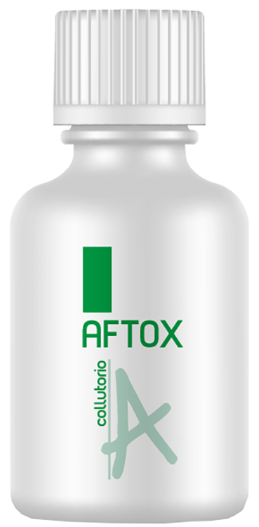 AFTOX COLLUTORIO FLACONE BIANCO, CON TAPPO E MISURINO DISPOSITIVO MEDICO INDICATO IN TUTTE LE LESIONI DEL CAVO ORALE E NEI PROCESSI INFIAMMATORI CORRELATI 100 ML 1 PEZZO - Farmacia Del Monaco