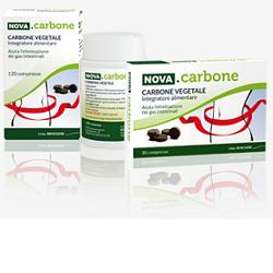 NOVA CARBONE VEGETALE 120 COMPRESSE - Farmacia Del Monaco