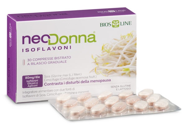 BIOSLINE NEODONNA ISOFLAVONI 60 COMPRESSE - Farmacia Del Monaco