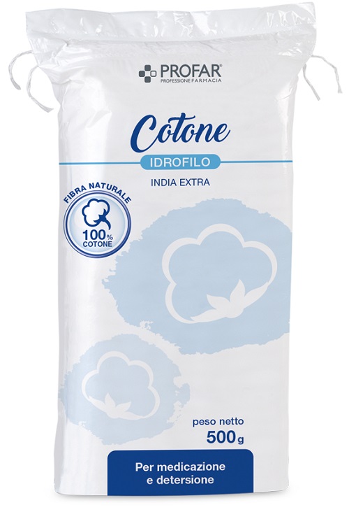 COTONE IDROFILO PROFAR INDIA EXTRA 500 G - Farmacia Del Monaco
