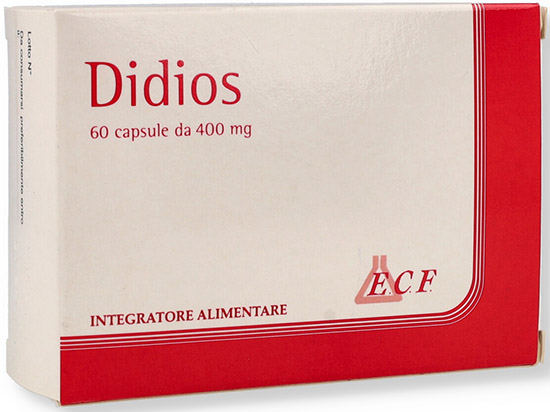 DIDIOS INTEGRATORE ALIMENTARE BLISTER 60 CAPSULE 24 G - Farmacia Del Monaco