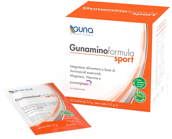 GUNAMINOFORMULA SPORT 42 BUSTE 315 G - Farmacia Del Monaco