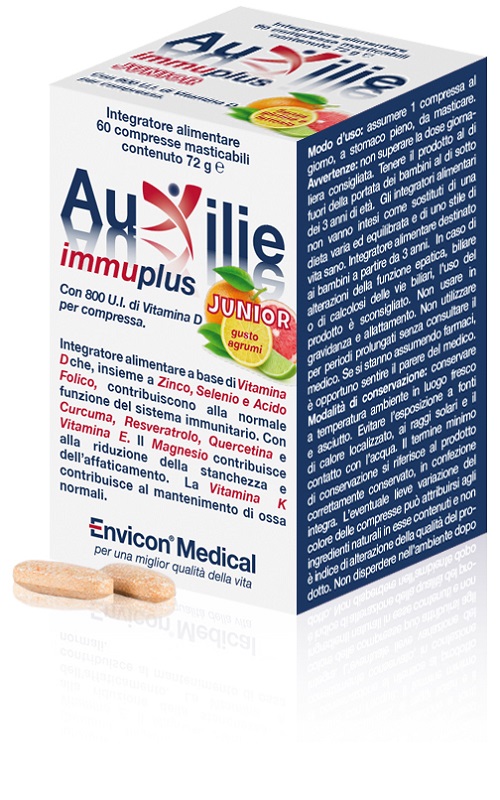 AUXILIE IMMUPLUS JUNIOR 30 COMPRESSE - Farmacia Del Monaco