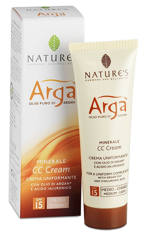 ARGA' CC CREAM VISO MEDIO CHIARA 50 ML NATURE'S - Farmacia Del Monaco