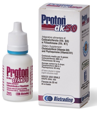 PROTON DK 50 GOCCE 20 ML - Farmacia Del Monaco