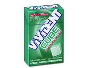 VIVIDENT XYLIT CUBE ICE GREEN - Farmacia Del Monaco