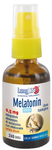 LONGLIFE MELATONIN SPRAY 0,5MG 30 ML - Farmacia Del Monaco