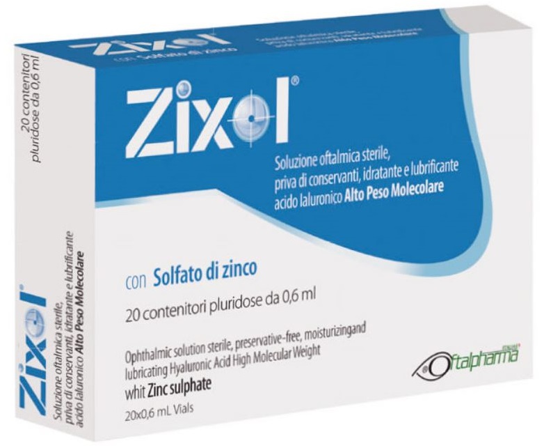 GOCCE OCULARI ZIXOL 20 FLACONCINI 0,6 ML - Farmacia Del Monaco