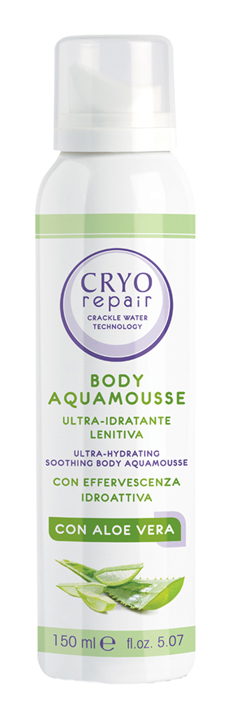 CRYO REPAIR BODY AQUAMOUSSE ULTRA IDRATANTE E LENITIVA CON ALOE VERA 150 ML - Farmacia Del Monaco