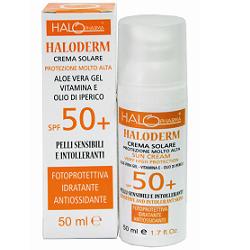 HALODERM CREMA SOLARE SPF50+ PROTEZIONE MOLTO ALTA 50 ML - Farmacia Del Monaco