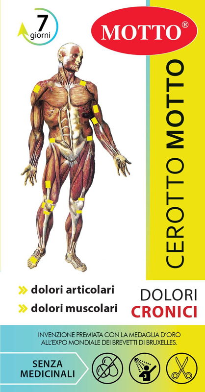 CEROTTO MOTTO ANALGESICO DA RITAGLIARE 5 X 15 CM 2 PEZZI - Farmacia Del Monaco