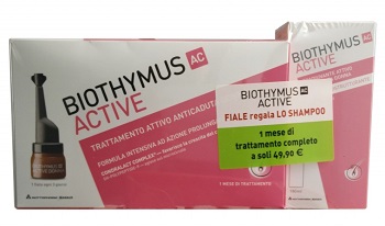 BIOTHYMUS DONNA TRATTAMENTO 10 FIALE + SHAMPOO RISTRUTTURANTE - Farmacia Del Monaco