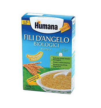 HUMANA FILI D'ANGELO PASTINA BIOLOGICA 320 G - Farmacia Del Monaco