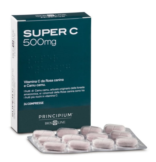 PRINCIPIUM SUPER C 500 24 COMPRESSE 24,2 G - Farmacia Del Monaco