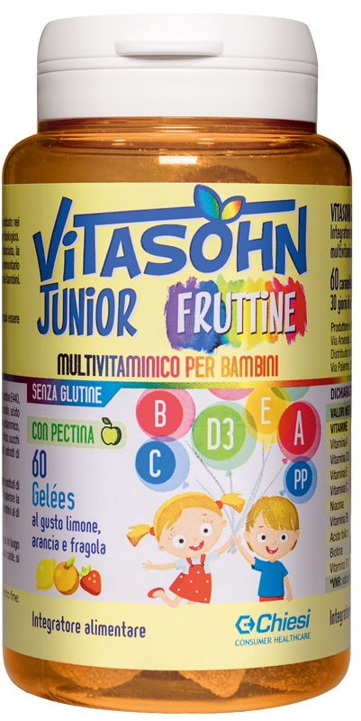 VITASOHN JUNIOR FRUTTINE 60 CARAMELLE - Farmacia Del Monaco