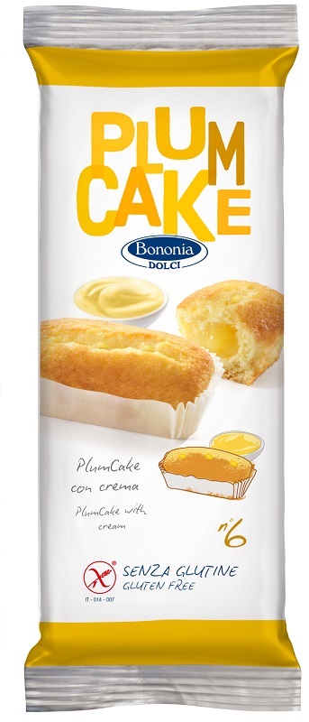 BONONIA DOLCI PLUMCAKE CON CREMA SENZA GLUTINE 6 X 45 G - Farmacia Del Monaco