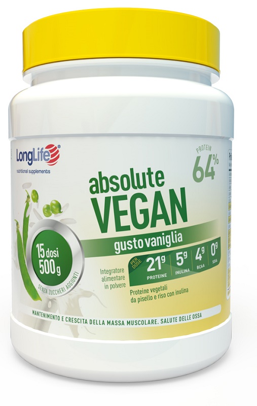 LONGLIFE ABSOLUTE VEGAN 500 G - Farmacia Del Monaco