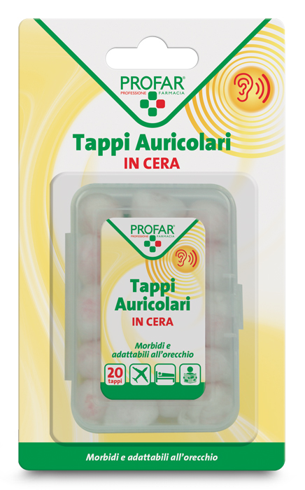 TAPPI AURICOLARI IN CERA 20 PEZZI PROFAR - Farmacia Del Monaco