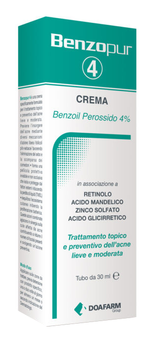 BENZOPUR 4 CREMA 30 ML - Farmacia Del Monaco