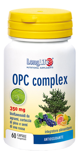 LONGLIFE OPC COMPLEX 60 CAPSULE VEGETALI - Farmacia Del Monaco