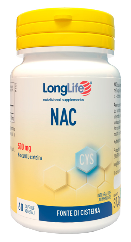 LONGLIFE NAC 60 CAPSULE VEGETALI - Farmacia Del Monaco