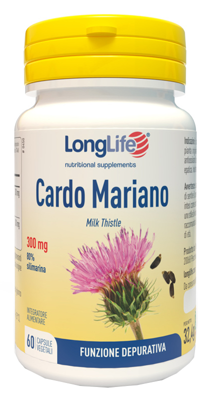 LONGLIFE CARDO MARIANO 60 CAPSULE VEGETALI - Farmacia Del Monaco