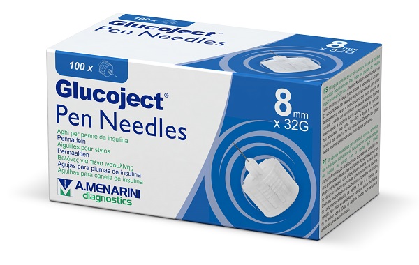 AGO PER PENNA DA INSULINA GLUCOJECT 8 MM GAUGE 32 100 PEZZI - Farmacia Del Monaco
