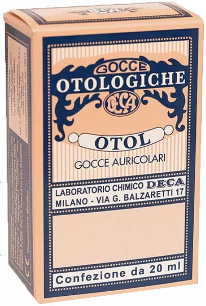 OTOL GOCCE AURICOLARI 20 ML - Farmacia Del Monaco
