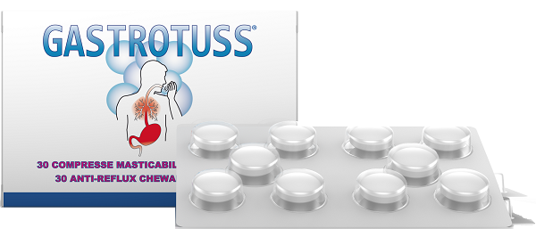 GASTROTUSS ANTIREFLUSSO 30 COMPRESSE MASTICABILI - Farmacia Del Monaco